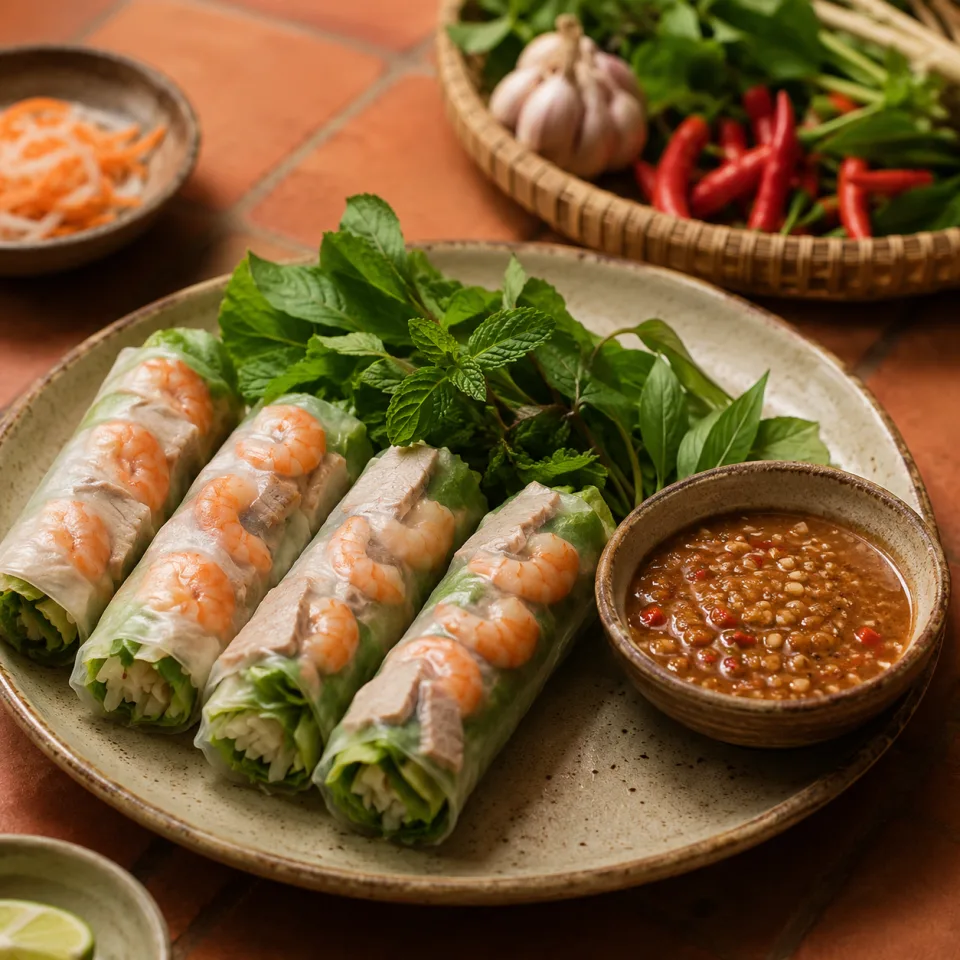 Bàn ăn trong quán